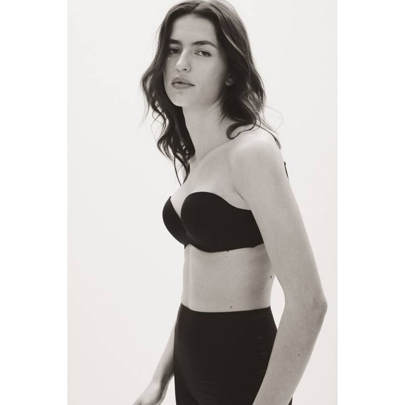 H&M Microfibre Super Push-Up Balconette Bra (32B) (32B)