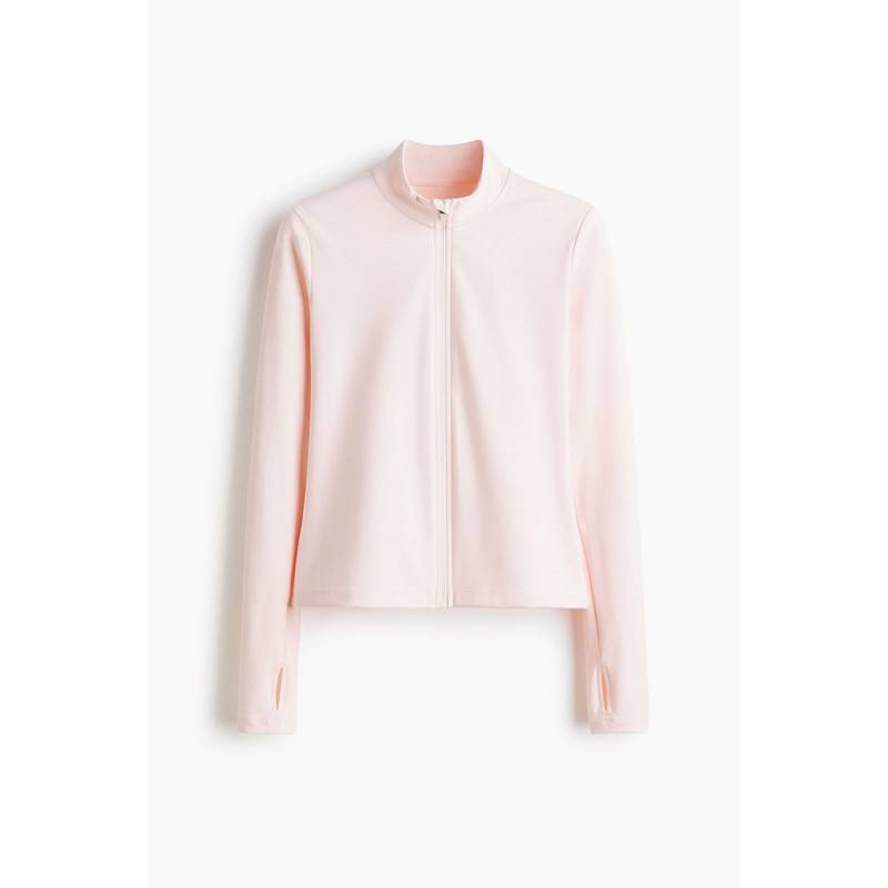 H&M MOVE Women Pink Zip-Through Sports Jacket With Soft move (S)