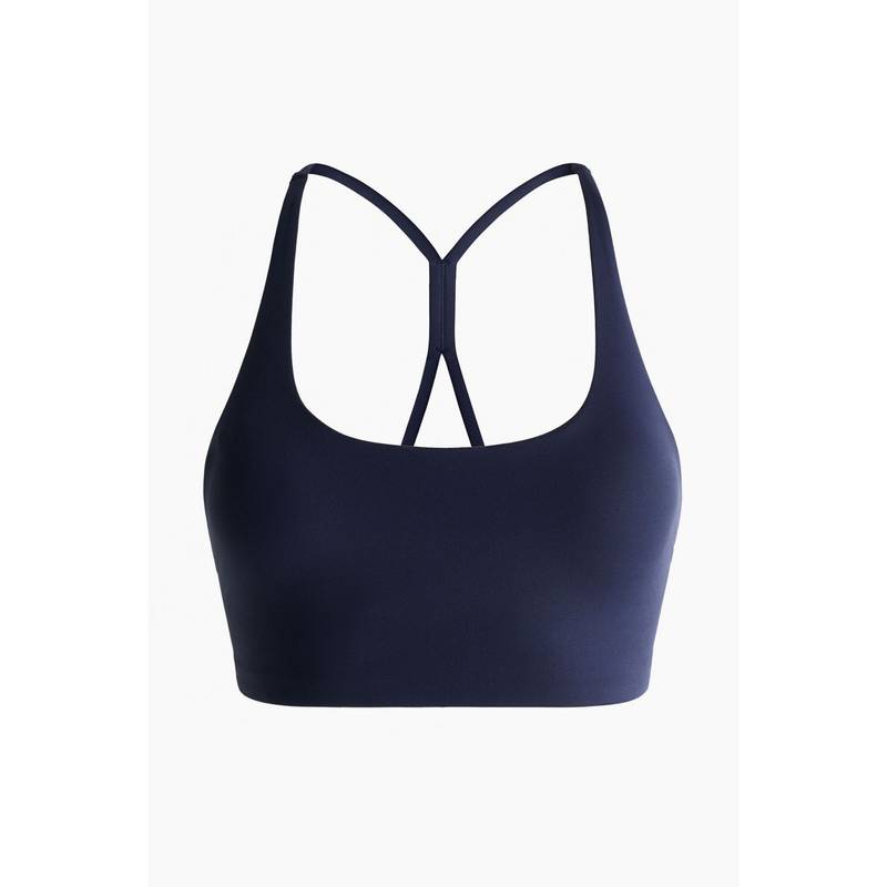 H&M MOVE Women Blue Medium Support Sports Bra With Sculptmove (XL)