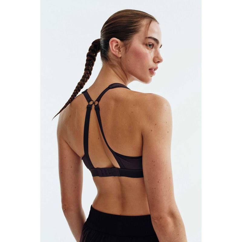 H&M MOVE Women Purple High Support Sports Bra With Drymove (36A)