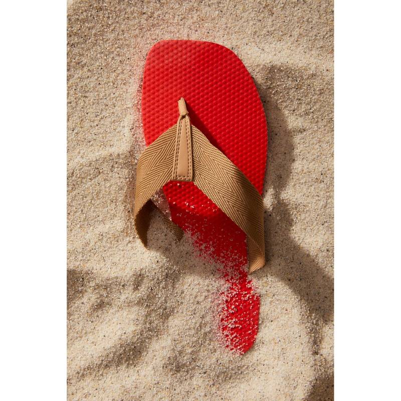 H&M Women Beige Flip-Flops (2-3) (2-3)