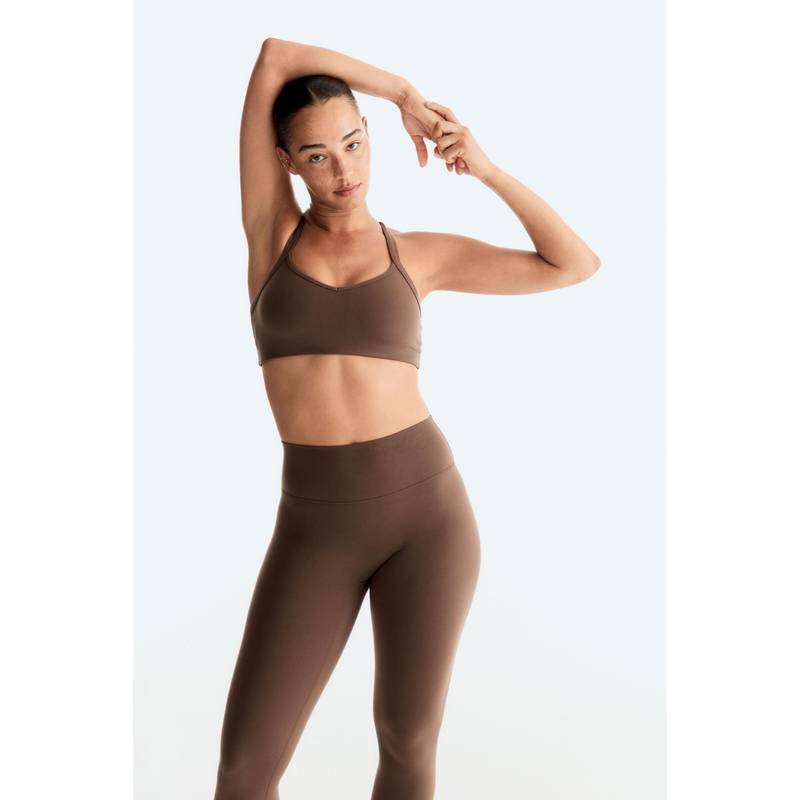 H&M MOVE Women Beige Medium Support Sports Bra With Softmove (XL)
