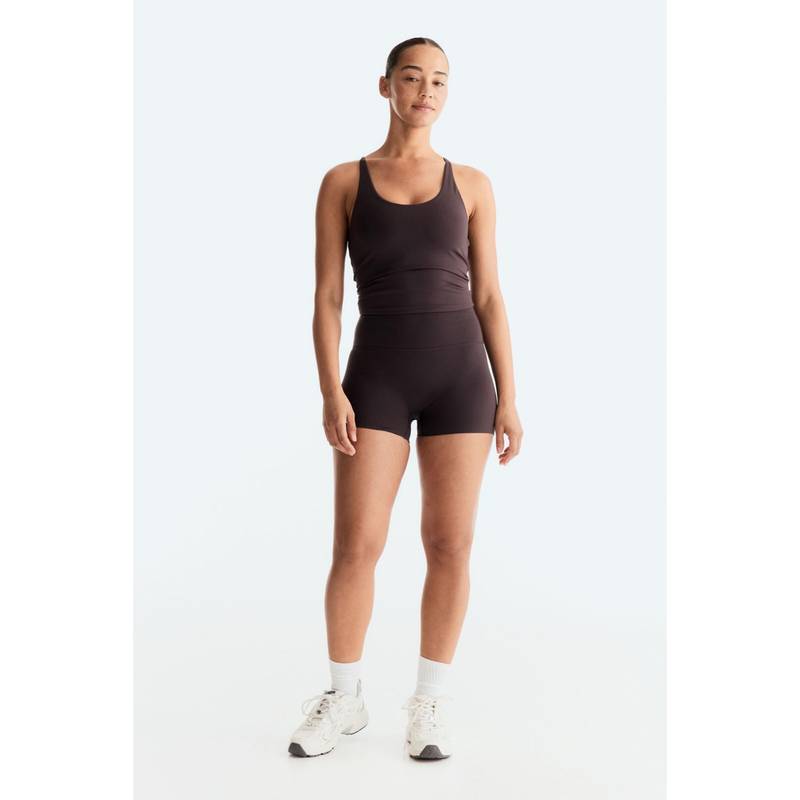 H&M Women Purple Sports Hotpants With Sculptmove (L) (L)
