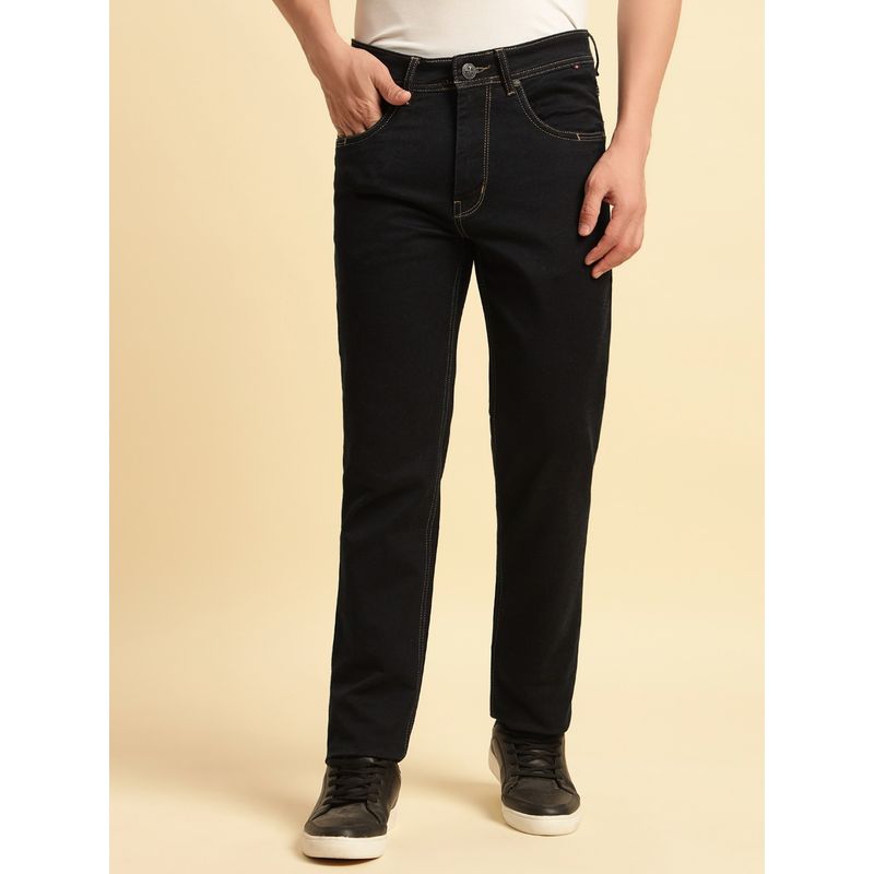 Cantabil Men Casual Denim Black Jeans (30)