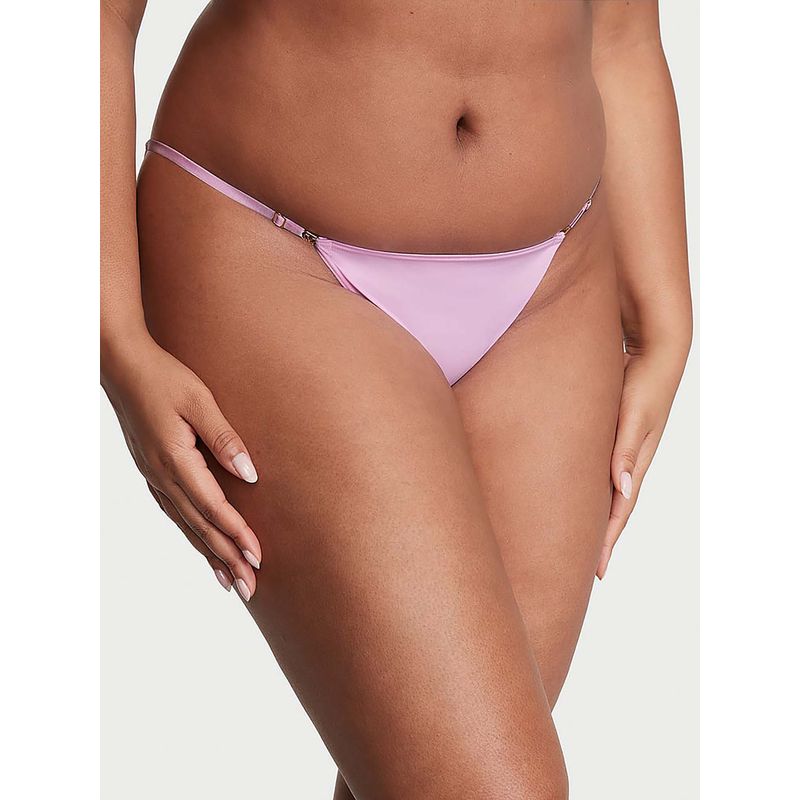 Victoria's Secret Purple Love Cloud Adjustable String Panty (L)