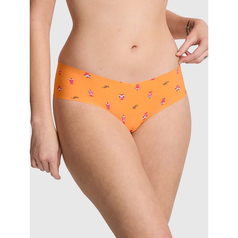 Victoria's Secret Orange No-Show Cheeky Panty (XL)
