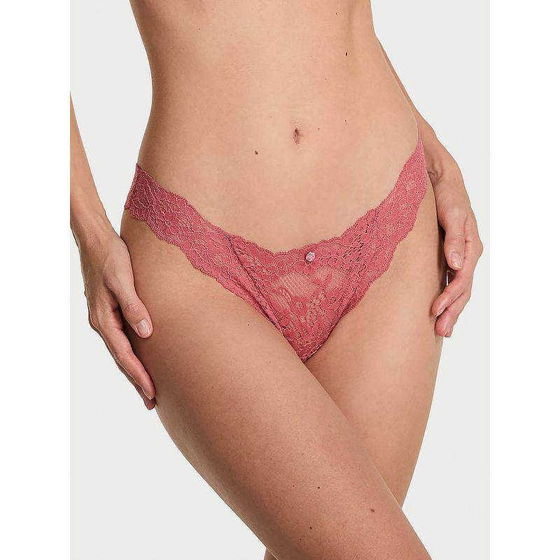 Victoria's Secret Pink Dream Angels Lace Brazilian Panty (XL)