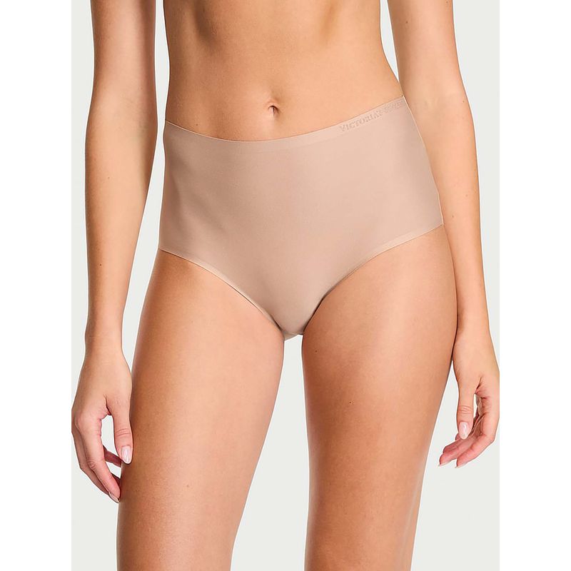Victoria's Secret Beige Body By Victoria Flex High-Rise Modern Brief Panty (XS)