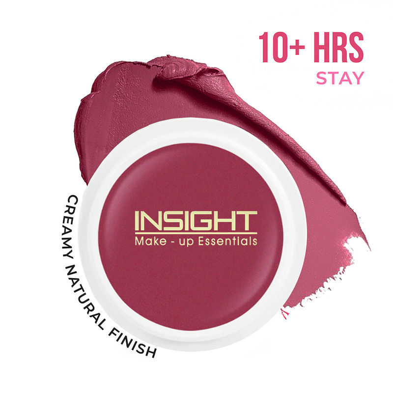 Insight Cosmetics Blusher With Vitamin E, Multi Use Super Pigmented, Dewy Finish - 03 Dusty Rose