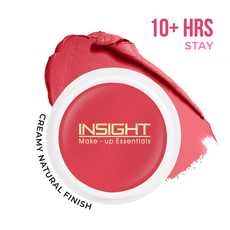 Insight Cosmetics Blusher With Vitamin E, Multi Use Super Pigmented, Dewy Finish - 04 Watermelon Popsicle