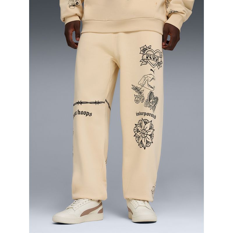 Puma Swish N' Ink Men Relaxed Basketball Joggers (L)