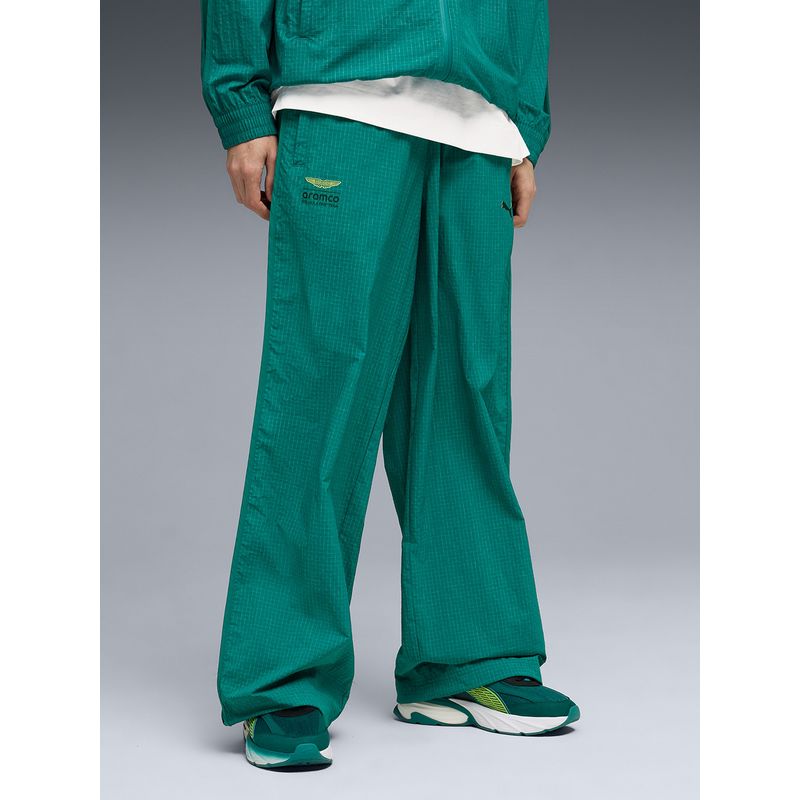 Puma Aston Martin F1 Lifestyle Men Textured T7 Oversized Track Pant (S)