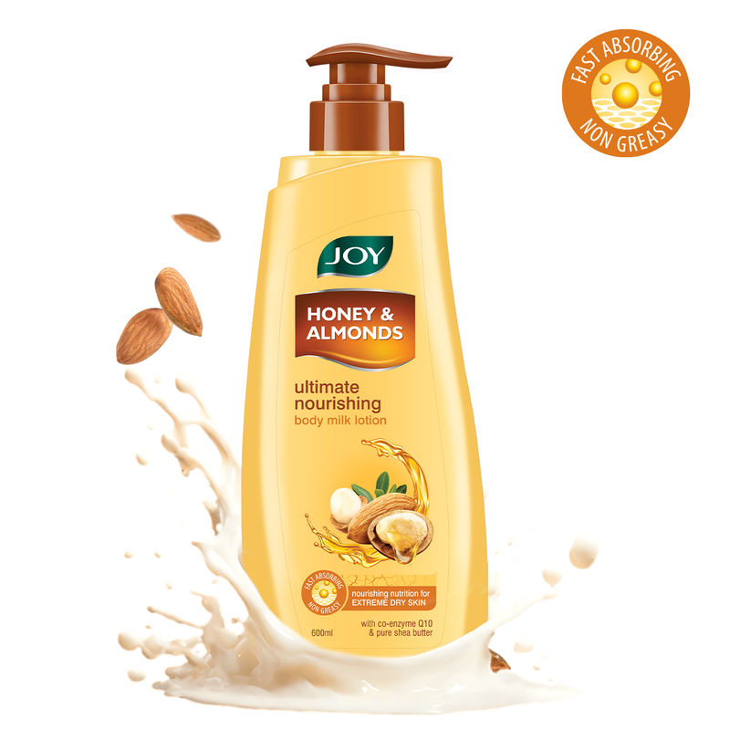 Joy Honey & Almonds Ultimate Nourishing Body Milk Lotion With Shea Butter & Vitamin E