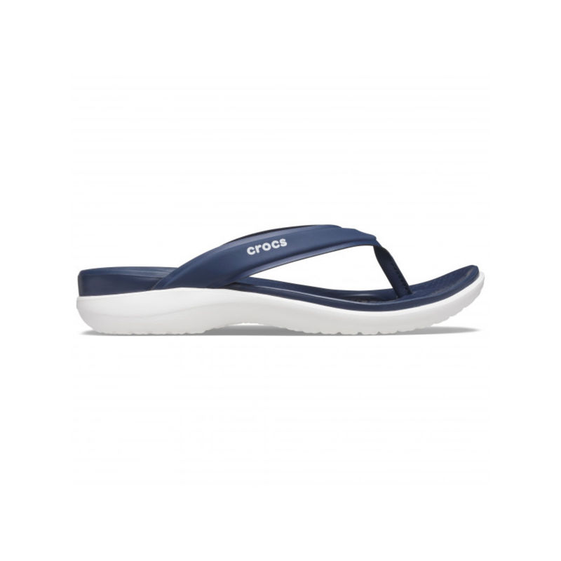 Crocs Women Capri V Sporty Flipflops Navy Blue (US 7)