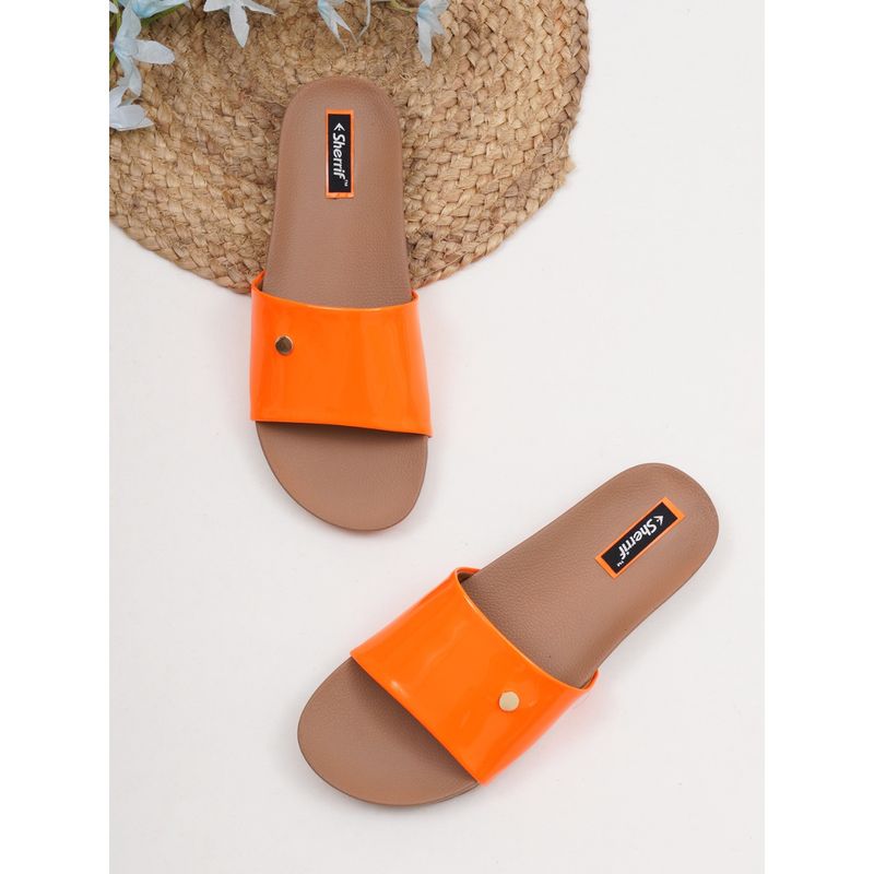 Womens new arrivals orange sandals