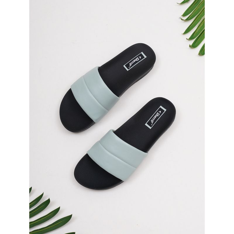 Sherrif Shoes Women's Blue Color Flip-Flops (EURO 36)