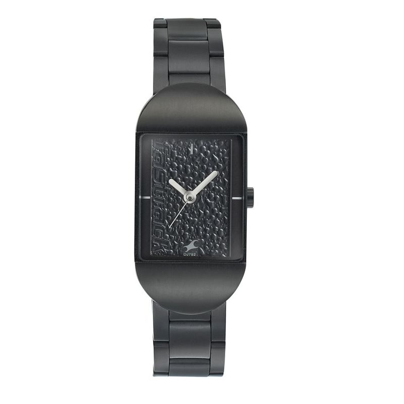 Buy Fastrack 6201KM03 Black Dial Analog Watch For Women Online