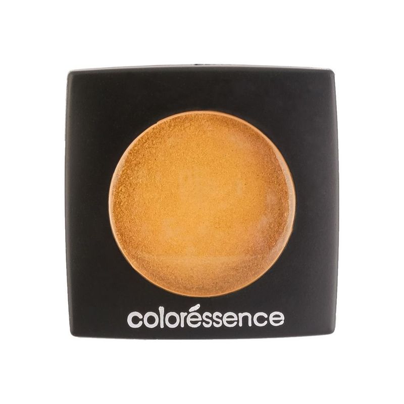 Coloressence Single Pearl Eyeshadow, Longstay Waterproof Micro Shimmer Pigment - Tuskon Gold