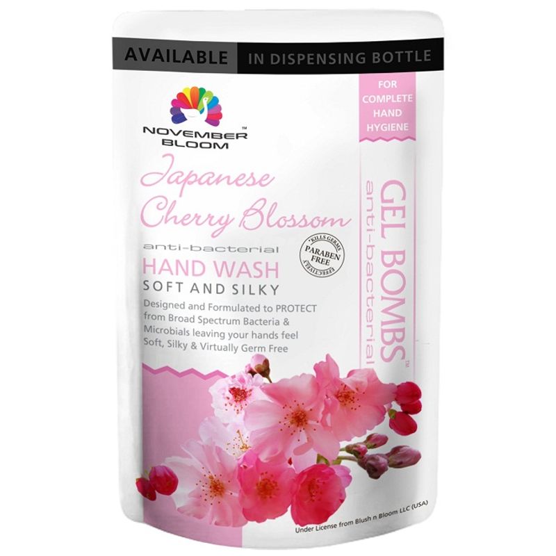 November Bloom Japanese Cherry Blossom Hand Wash Refill Pouch