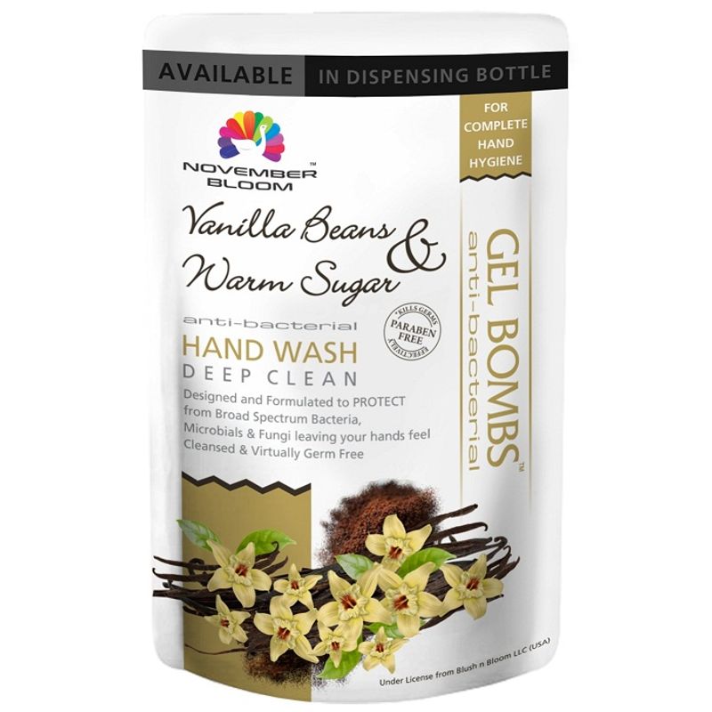 November Bloom Vanilla Beans And Warm Sugar Hand Wash Refill Pouch