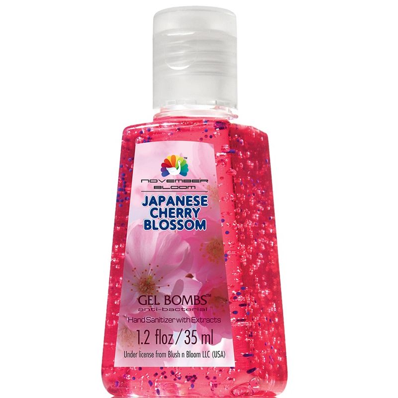 November Bloom Gel Bombs Japanese Cherry Blossom Hand Sanitizer