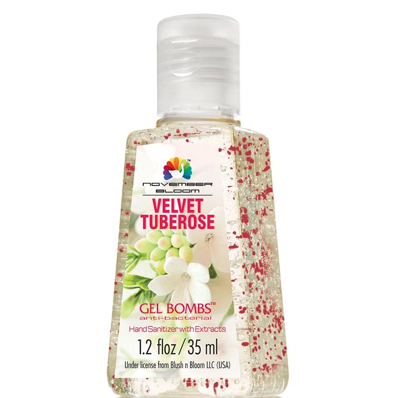 November Bloom Gel Bombs Velvet Tuberose Hand Sanitizer
