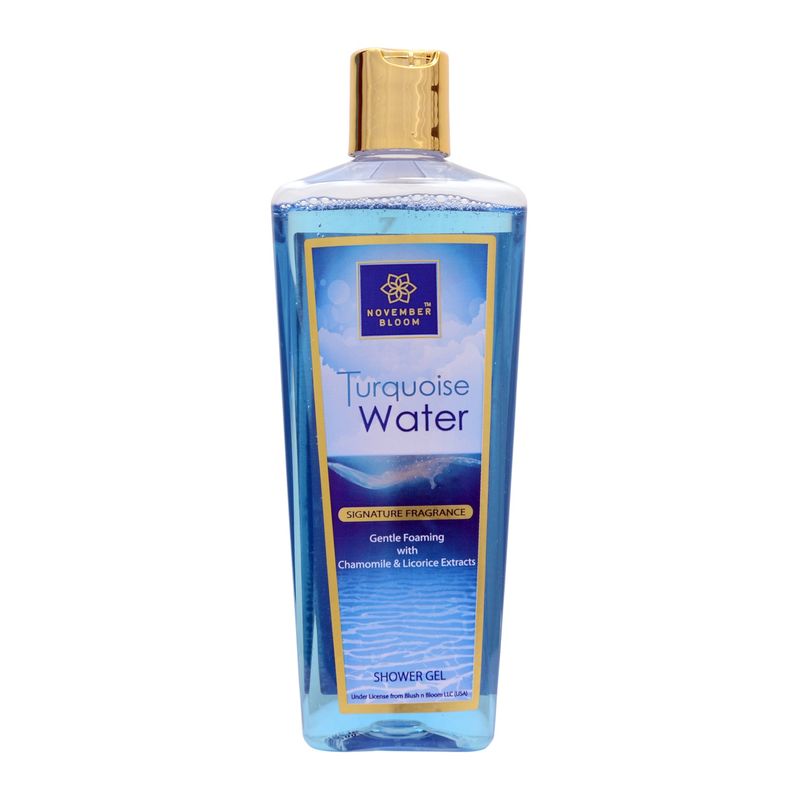 November Bloom Turquoise Water Shower Gel