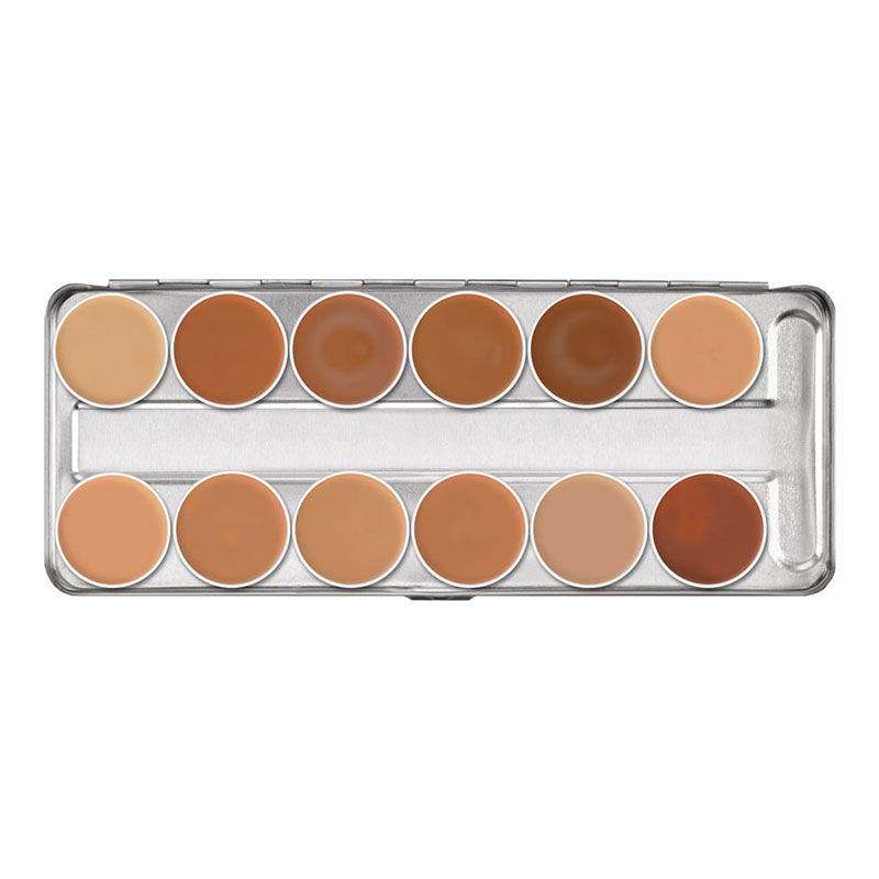 Kryolan Supracolor 12 Color Palette - Fs