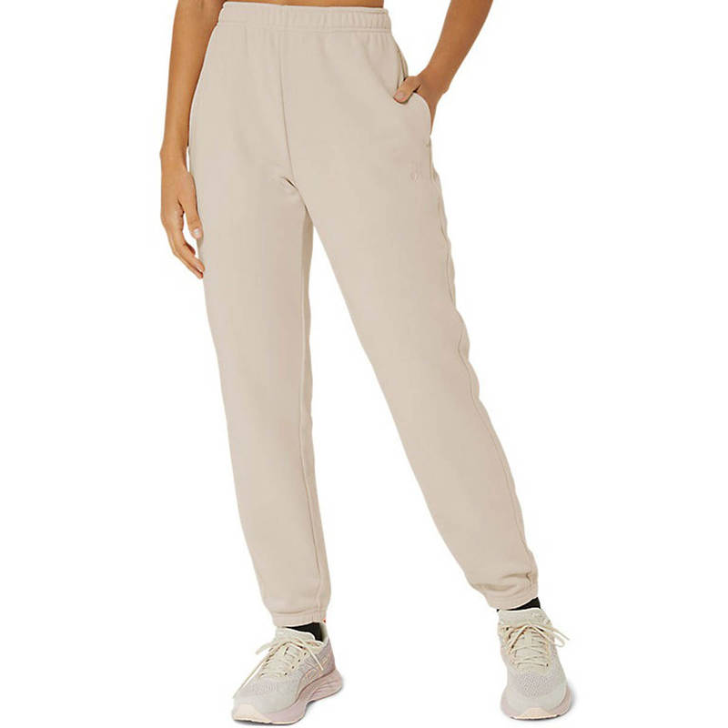 ASICS Women's Oatmeal French Terry Pant (S)