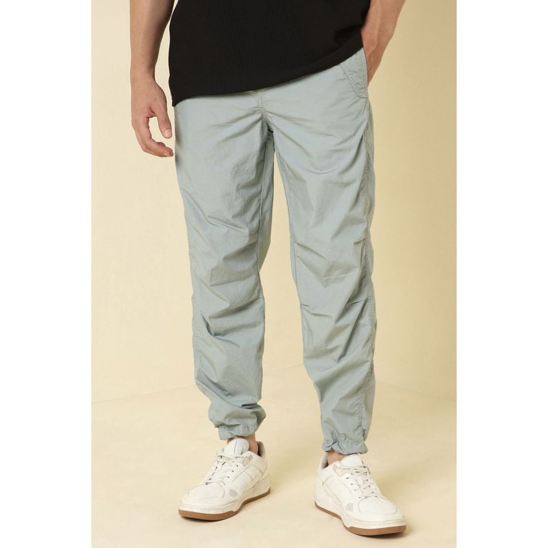 Allen Solly Men Solid Grey Joggers (34)