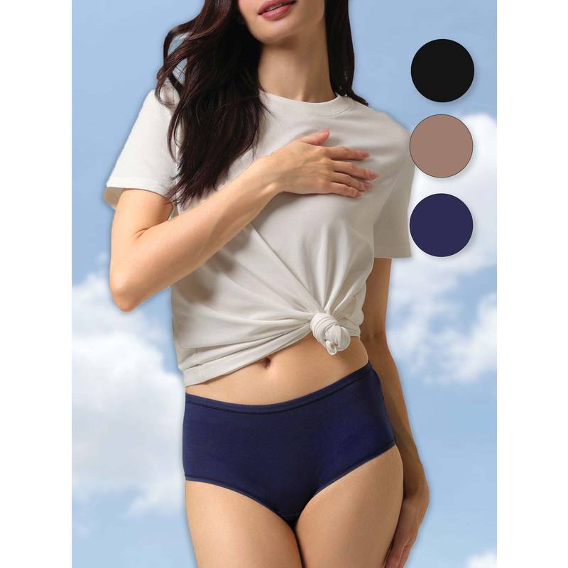 NeceSera Supima Modal Hipster Nessies Everyday Neutrals (Pack of 3) (S)