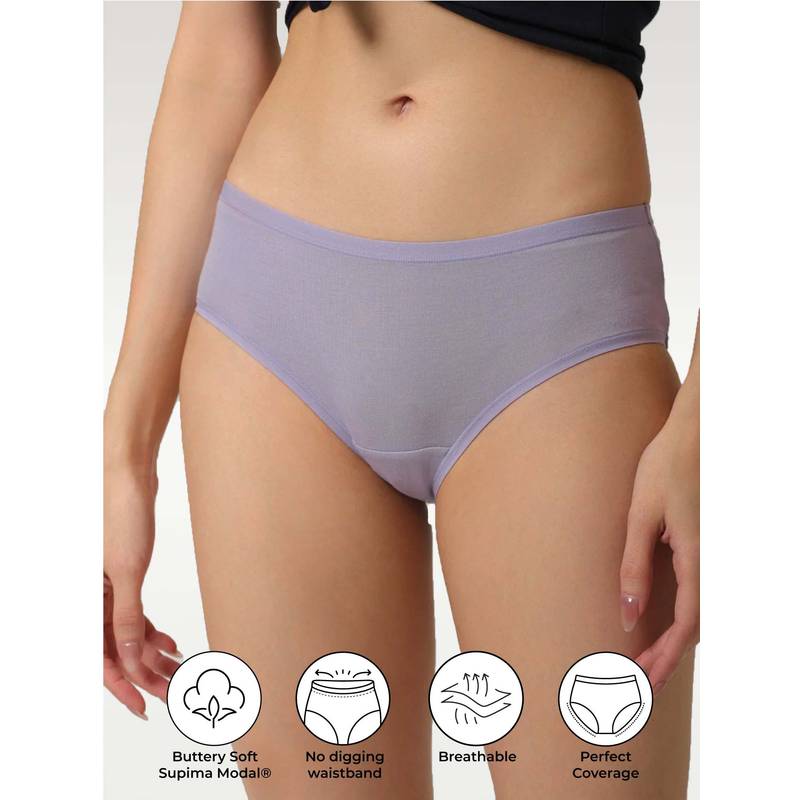 NeceSera Cuddle Lilac Supima Modal Hipster Nessies (2XL)