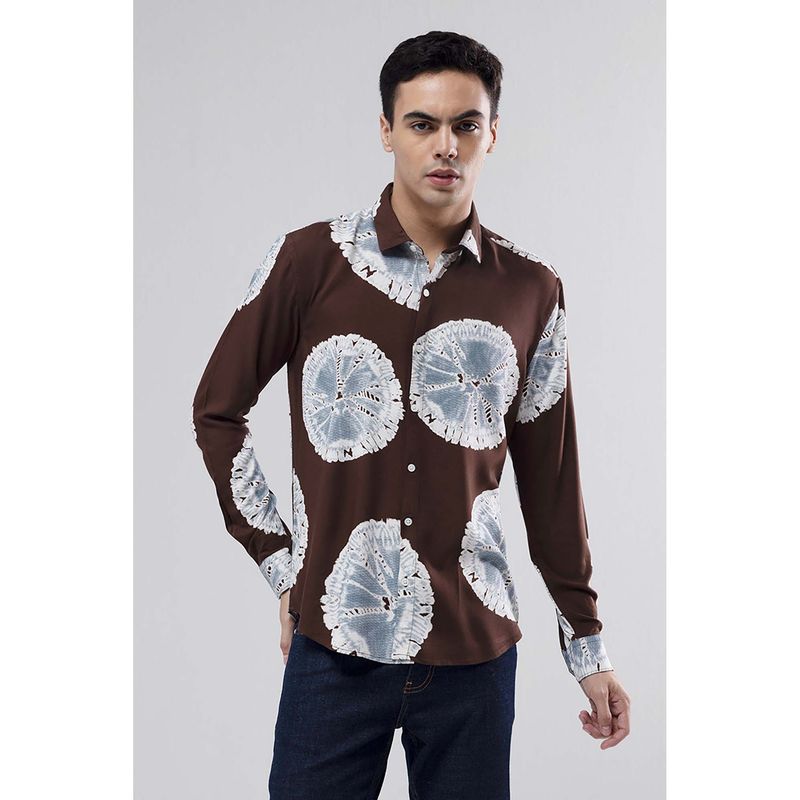 Snitch Bloom Patch Brown Shirt (M)