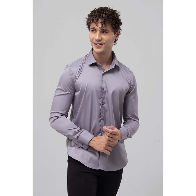 Snitch Double Cuff Ash Grey Shirt (M)