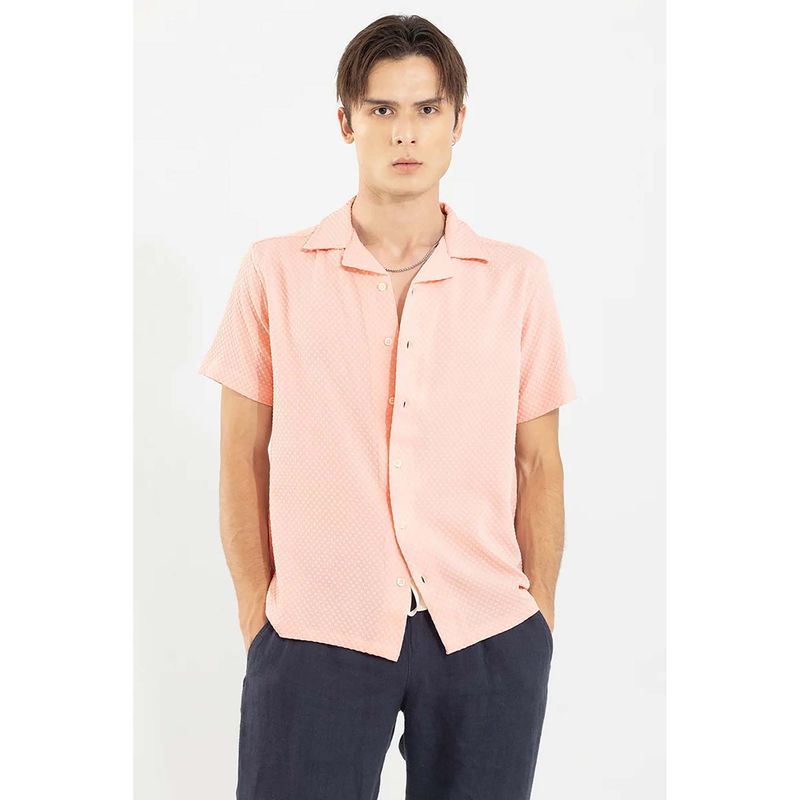Snitch Breezy Bluffs Peach Shirt (L)