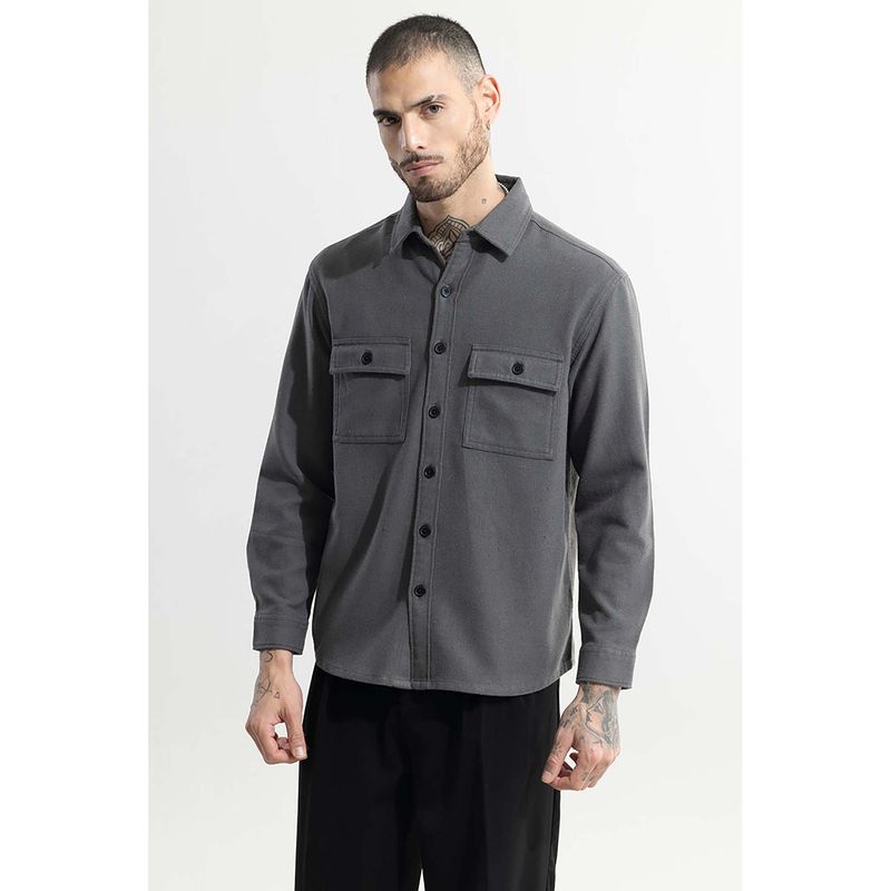 Snitch Overflap Elephant Grey Shirt (M)