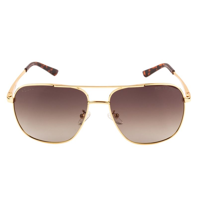 Equal Green Color Sunglasses Aviator Shape Full Rim Gold Frame: Buy ...