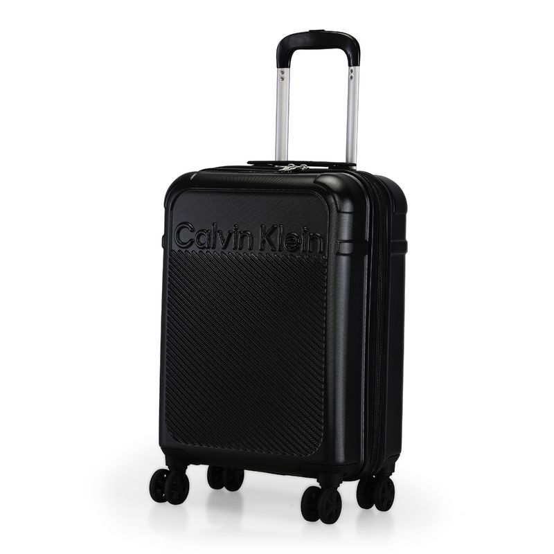 Buy Calvin Klein Expression Range Black Color Hard Cabin Luggage Online