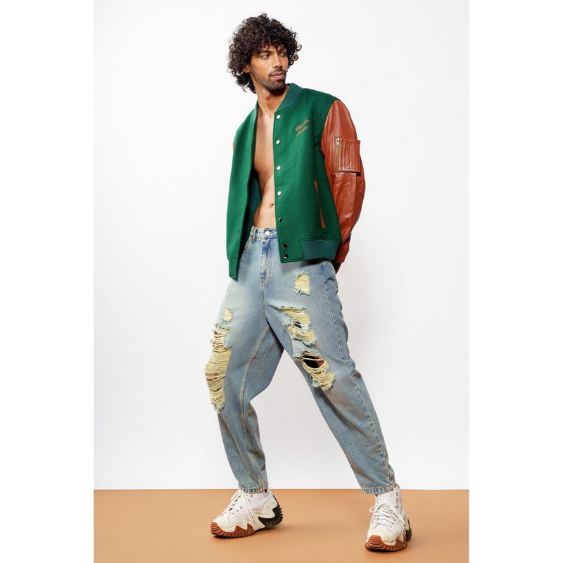 FREAKINS Vintage Ripped Slouchy Men's Jeans (26)