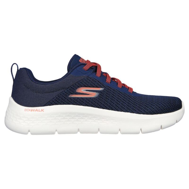 SKECHERS GO WALK FLEX Navy Walking Lace Up Sports Shoes (UK 3)