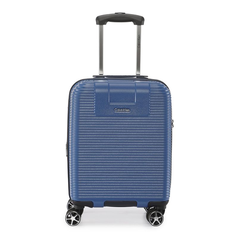 Calvin Klein Avenue True Navy Blue Hard Cabin 20 Inch Luggage Bag (S)