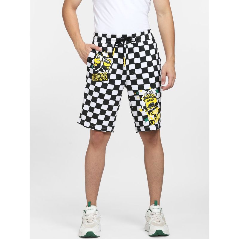 Jack & Jones Minion White Mid Rise Co-ord Shorts (L)