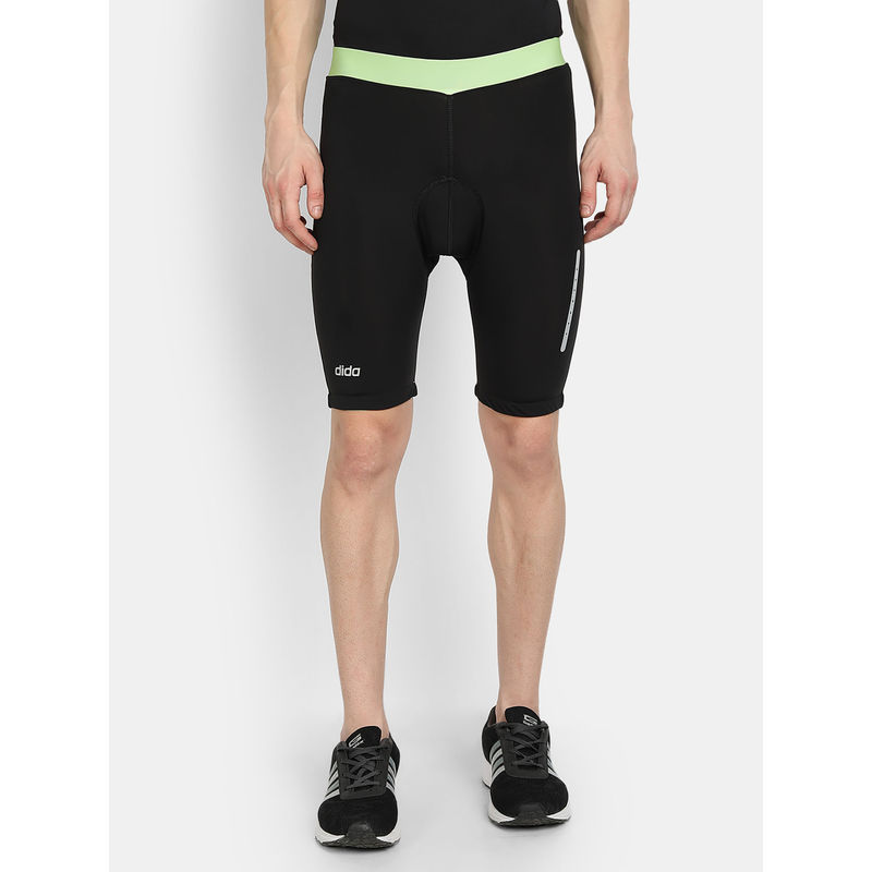 Dida Men Black Trendy Durable Regular Cycling Shorts (3XL)