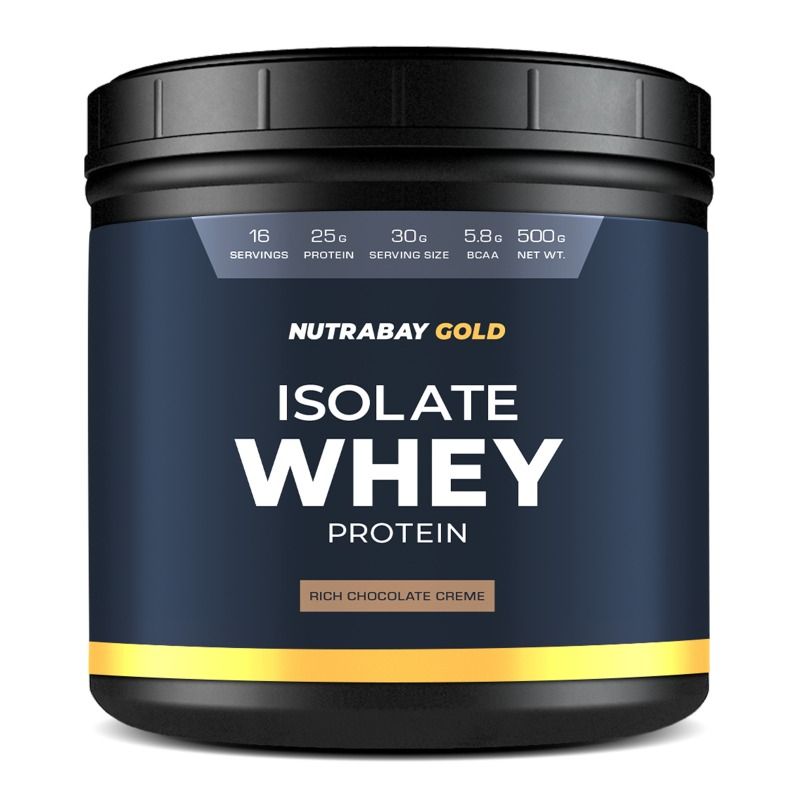 Nutrabay Gold 100% Whey Protein Isolate - Rich Chocolate Creme