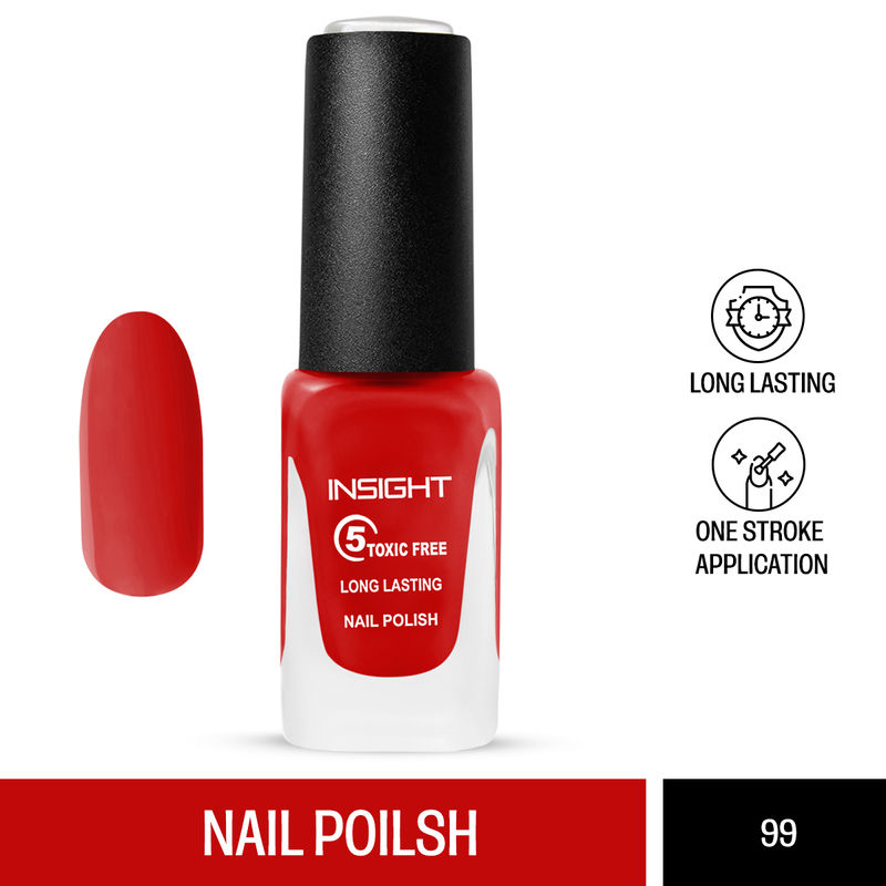 Insight Cosmetics 5 Toxic Free long lasting Nail Polish - Color 66