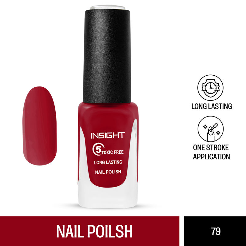 Insight Cosmetics 5 Toxic Free long lasting Nail Polish - Color 79