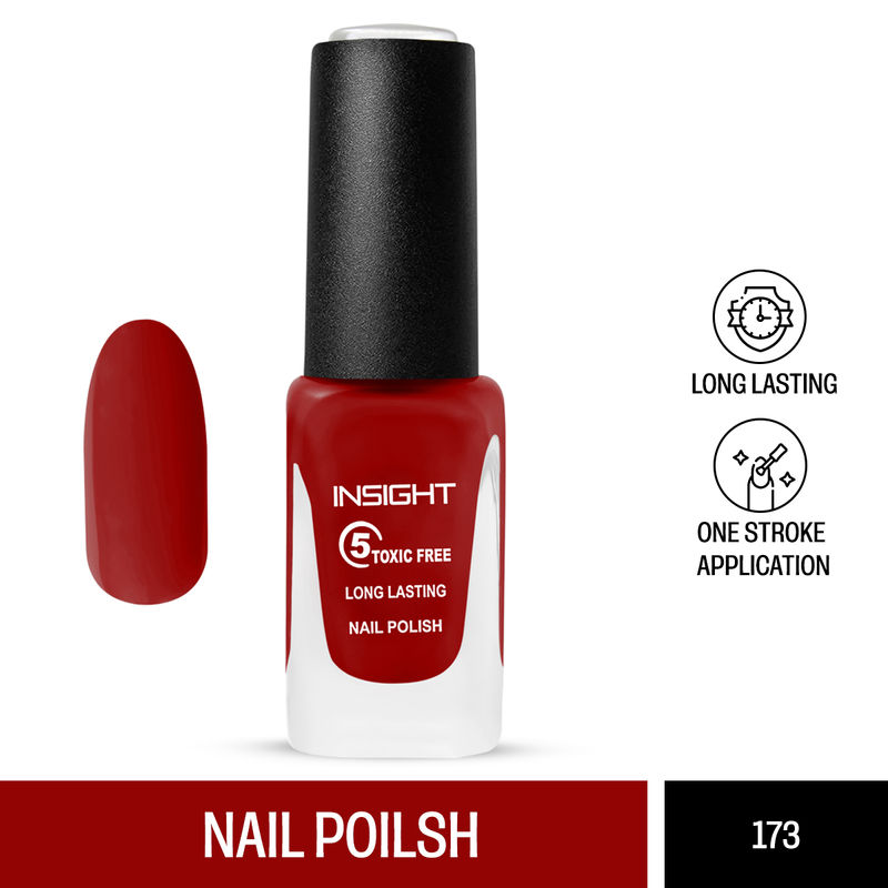 Insight Cosmetics 5 Toxic Free long lasting Nail Polish - Color 173