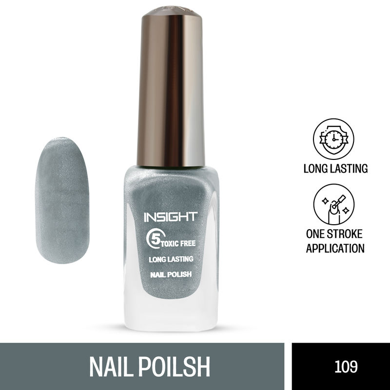 Insight Cosmetics 5 Toxic Free long lasting Nail Polish - Color 109