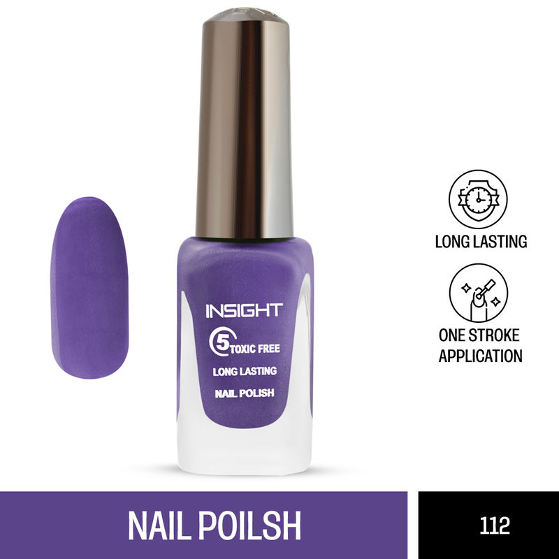Insight Cosmetics 5 Toxic Free long lasting Nail Polish - Color 112
