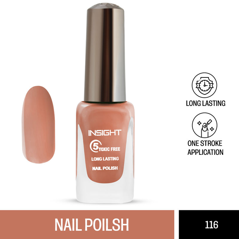 Insight Cosmetics 5 Toxic Free long lasting Nail Polish - Color 116